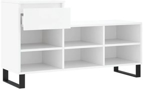 Sapateira 102x36x60 cm derivados de madeira branco