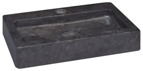 Lavatório 38x24x6,5 cm mármore preto