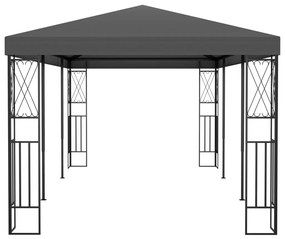 Gazebo 3x6 m tecido antracite