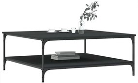 Mesa de centro 100x100x40 cm derivados de madeira preto
