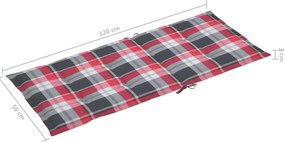 Cadeiras de jardim dobráveis c/ almofadões 6 pcs acácia maciça