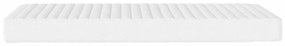 Colchão de espuma 140x200 cm dureza H2 H3 branco
