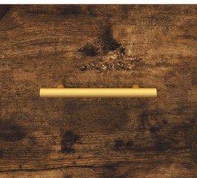 Mesa cabeceira 40x35x47,5 cm derivados madeira carvalho fumado