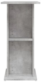 Suporte aquário 60,5x36x72,5 cm deriv. de madeira cinza cimento