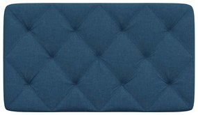 Almofadão de cabeceira 80 cm tecido azul