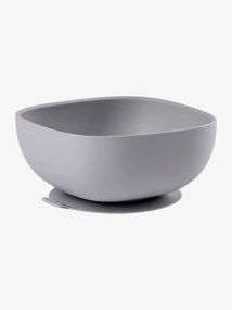 Taça em silicone Montessori, com ventosa, BEABA cinzento medio liso