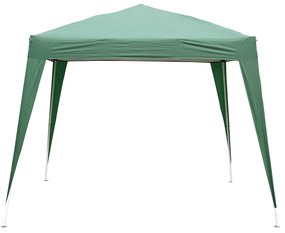 Tenda Dobrável para Exterior para Jardim parque de campismo Festa Loja Eventos – Cor Verde Escuro – Aço e Oxford - 3 x 3m