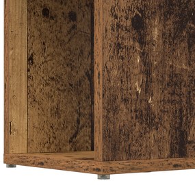 Suporte para TV Madeira velha Madeira engenheirada 60 x 24 x 155 cm