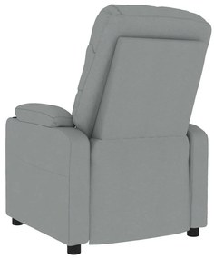 Poltrona de massagens tecido cinzento-claro