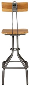 Conjunto de bar 3 pcs teca recuperada maciça