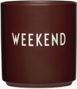 Chávena com inscrição com inscrição Favourite Weekend