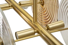 Candeeiro de Teto "Venice" Dourado – 116x27x79 cm