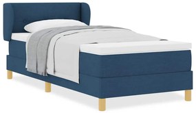 Cama Box com Colchão vidaXL Azul 80x200 cm em Tecido