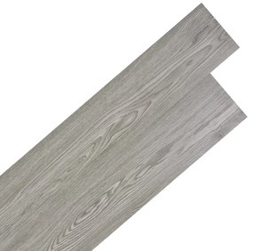 245176 vidaXL Tábuas de soalho PVC auto-adesivo 5,02 m² 2 mm cinzento escuro