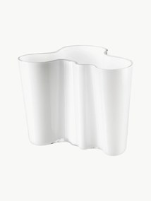 Jarra de vidro artesanal Alvar Aalto, Alt 16 cm