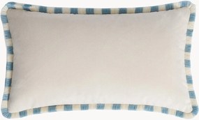 Almofada de veludo artesanal com franjas Happy Pillow