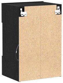 Armário para TV LED vidaXL Preto Carvalho 40x30x60,5cm de Madeira Enge