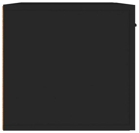 Armário parede 60x36,5x35 cm derivados de madeira preto