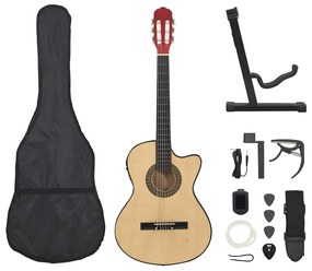 12 pcs conjunto de guitarra com equalizador e 6 cordas