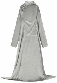 vidaXL Sweatshirt manta Cinzeto F Flanela