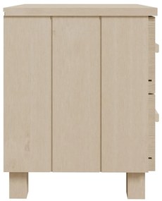 Mesa de cabeceira HAMAR 40x35x44,5 cm pinho maciço castanho-mel