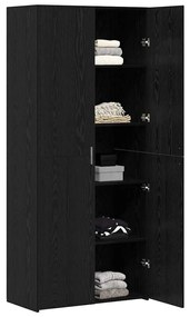 Buffet Alta Carvalho Preto 40x42.5x185 cm Madeira de Engenharia