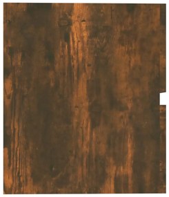 Armário de Parede para Lavatório de 60 cm - Madeira Rústica - Design M
