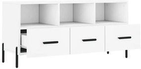 Móvel de TV 102x36x50 cm derivados de madeira branco
