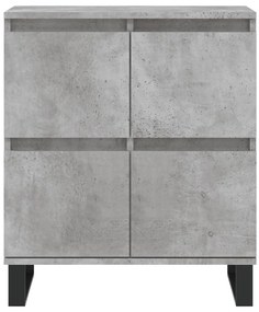 Aparadores 3 pcs derivados de madeira cinzento cimento