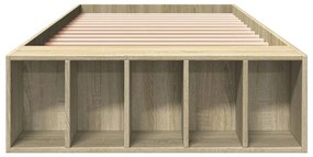 Estrutura cama 100x200 cm derivados de madeira carvalho sonoma