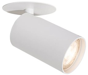 Conjunto de 6 focos embutidos modernos brancos GU10 50mm - Chels Moderno