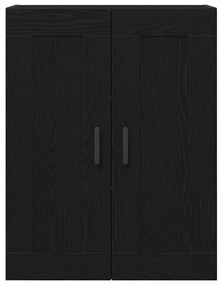 Highboard Carvalho Preto 69.5x34x180 cm Madeira de Engenharia