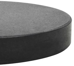 Base de guarda-sol redonda granito 20 kg preto