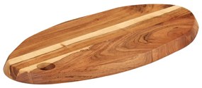 vidaXL Tábua de cortar 50x25x2,5 cm madeira de acácia maciça