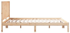 Cama extra longa sem colchão 140x220 cm madeira maciça