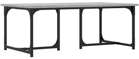 Mesa de centro 90x50x35 cm derivados madeira cinzento sonoma
