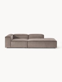 Chaise longue modular em bombazina Lennon