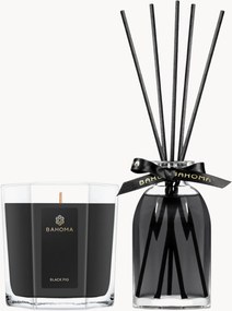 Difusor com varetas e vela perfumada Black Fig (figo, anis, folha verde)
