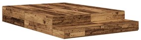 Estrutura de Cama Armazenagem Madeira Velha 150x200 cm