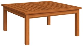 2 pcs conjunto lounge de jardim c/ almofadões acácia maciça
