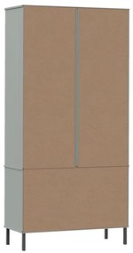 Estante c/ pernas metal 85x35x172,5 cm madeira OSLO cinzento