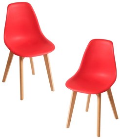 Pack 2 Cadeiras Kelen - Vermelho