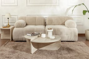 Mesa de Centro Orion – Travertino – 90x30x60 cm / 85x35x30 cm
