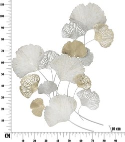 PAINEL DE FERRO 3D DE PAREDE SILVY CM 85,5X10X113 MULTICOLOR