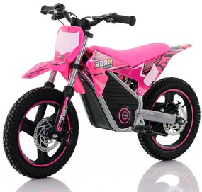 Mini moto elétrica para crianças Minicross electrica 350W 14/14" Warrior MX-E350 Rosa