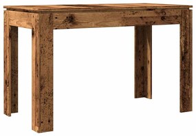 Mesa de jantar 120x60x76 cm derivados de madeira madeira velha