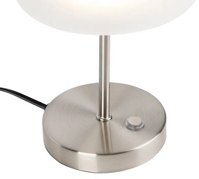 Candeeiro de mesa design em aço regulável com LED - Joya Moderno