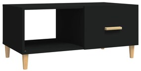Mesa de centro 89,5x50x40 cm madeira processada preto