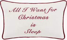 Almofada de Natal artesanal All I Want For Christmas