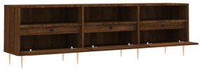 Móvel TV 150x30x44,5 cm derivados de madeira carvalho castanho